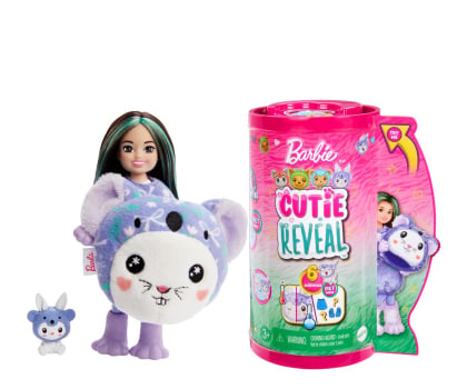 Lalka i akcesoria Barbie Cutie Reveal Chelsea Lalka Króliczek-Koala Seria Kostiumy